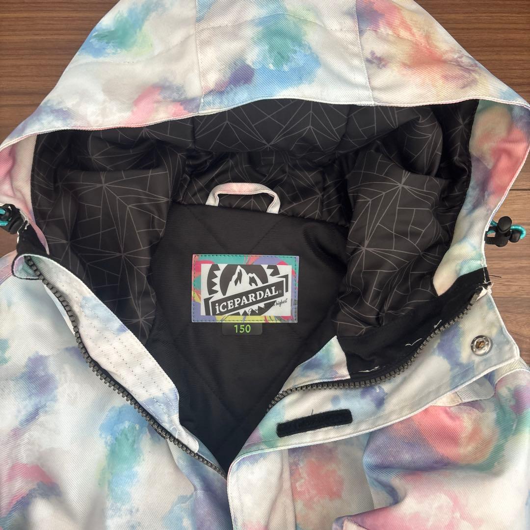 ICEPEARLスノーボードウェア スキーウェア　上下　セット　雪遊び　150