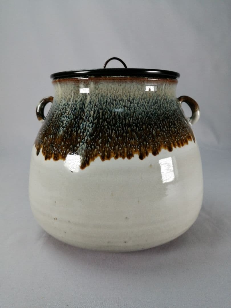 【茶事具】佐平造　朝鮮唐津水指　水指416