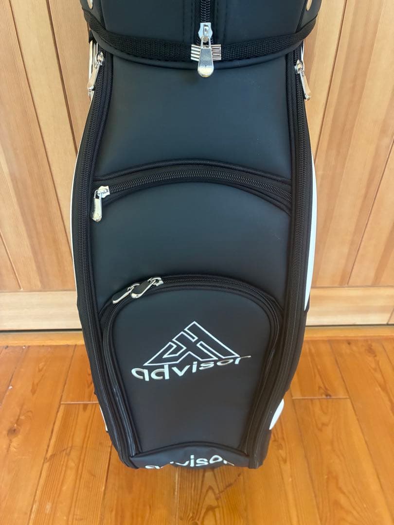 新品　advisor アドバイザー　ゴルフクラブ11本　キャディバッグセット　黒