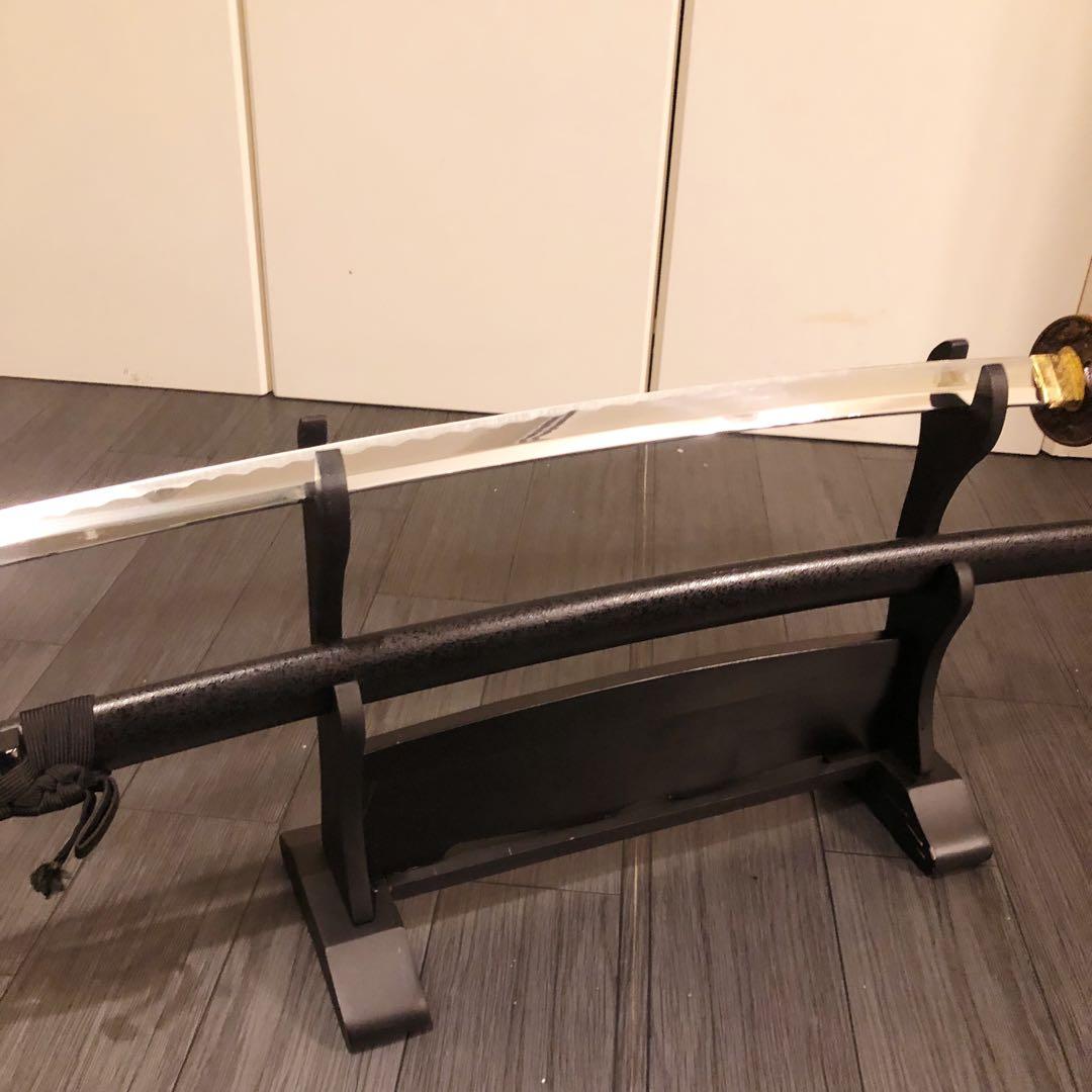 高級模造刀　土佐刀剣　太刀　本研波刃　合金　居合刀