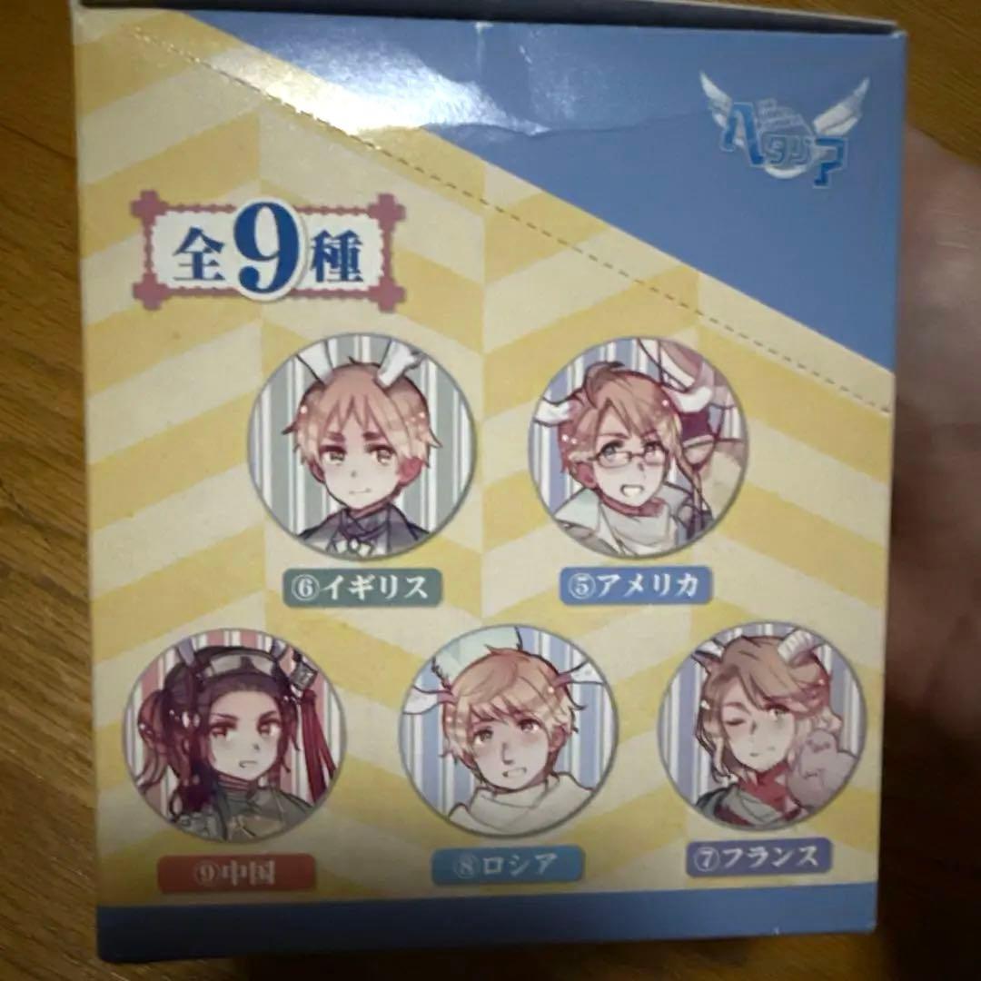 ヘタリア　つのたりあ　キャラバッジ　一箱（9個入り） 缶バッジ