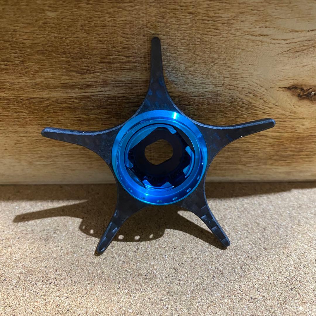 ⭐️ダイワ【カーボンスタードラグ×メカニカルブレーキノブ】セット⭐️ライトブルー⭐️