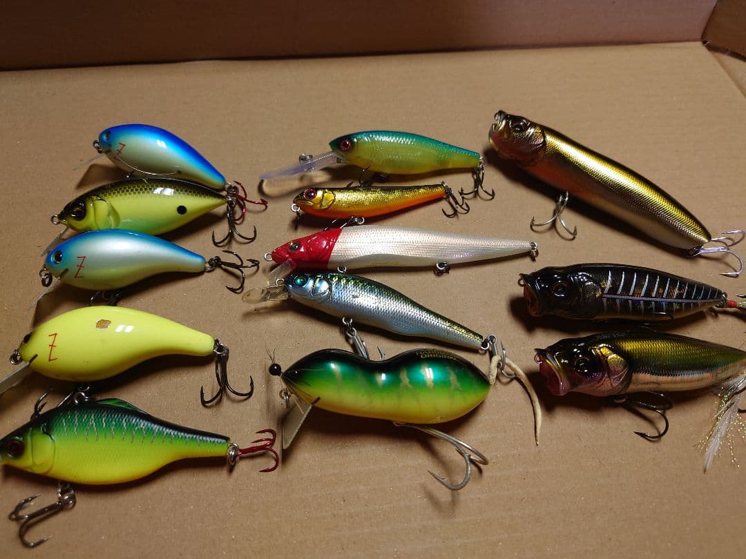 バス釣り引退セット　メガバス　エバーグリーン　ガンクラフト