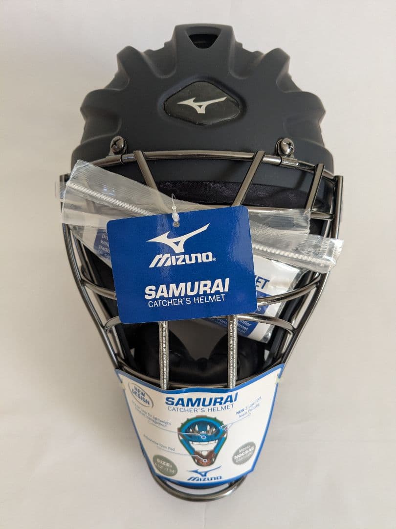 新品未使用品 US Mizuno SAMURAI キャッチャーヘルメット