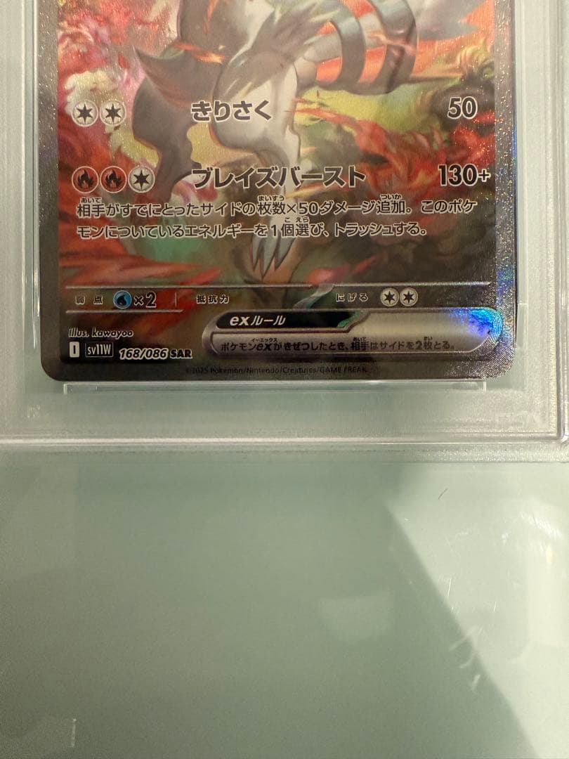 極美品　レシラムex ゼクロムex SAR PSA10連番