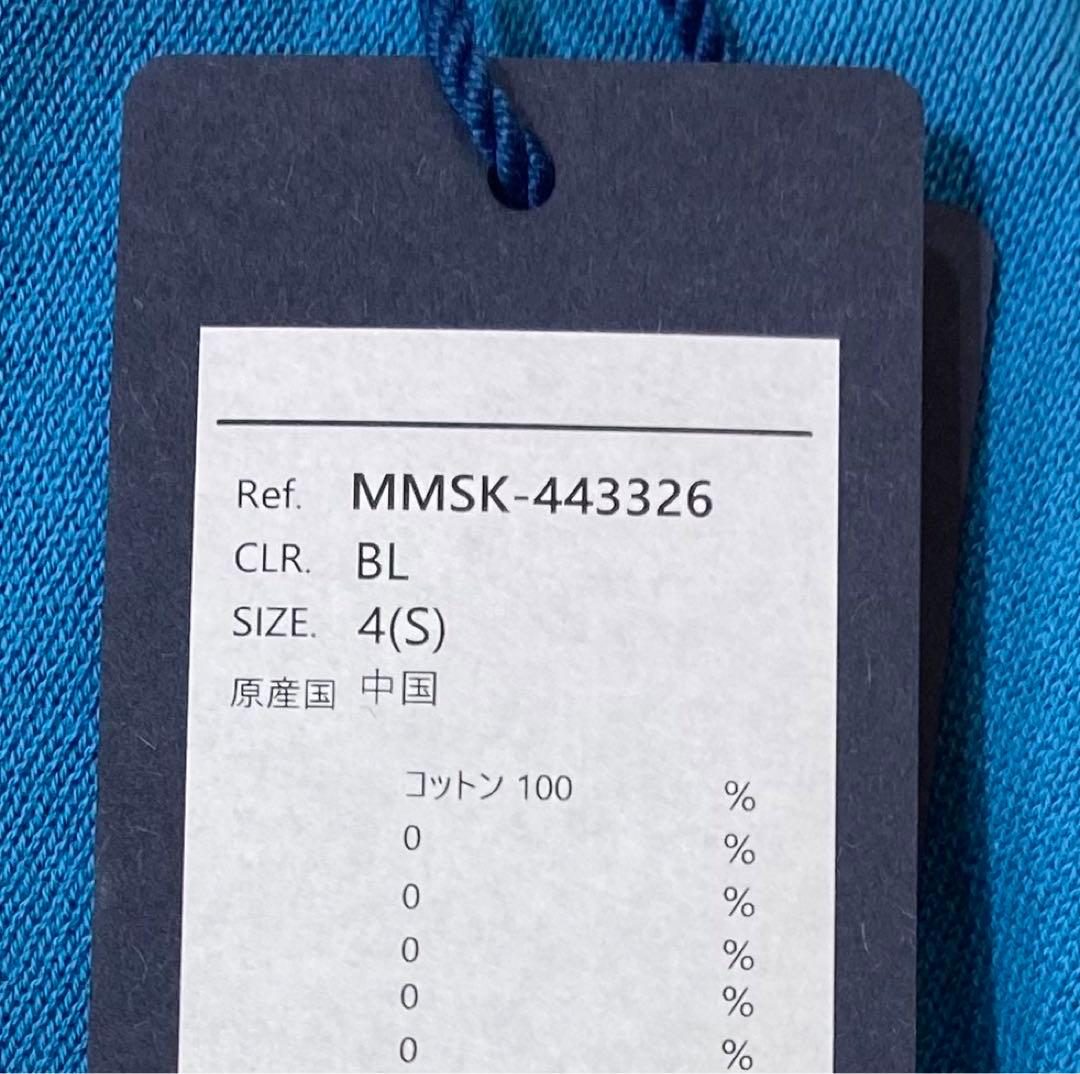 【新品】ムータマリンゴルフ　ニット　ブルー　メンズ　Ｓサイズ