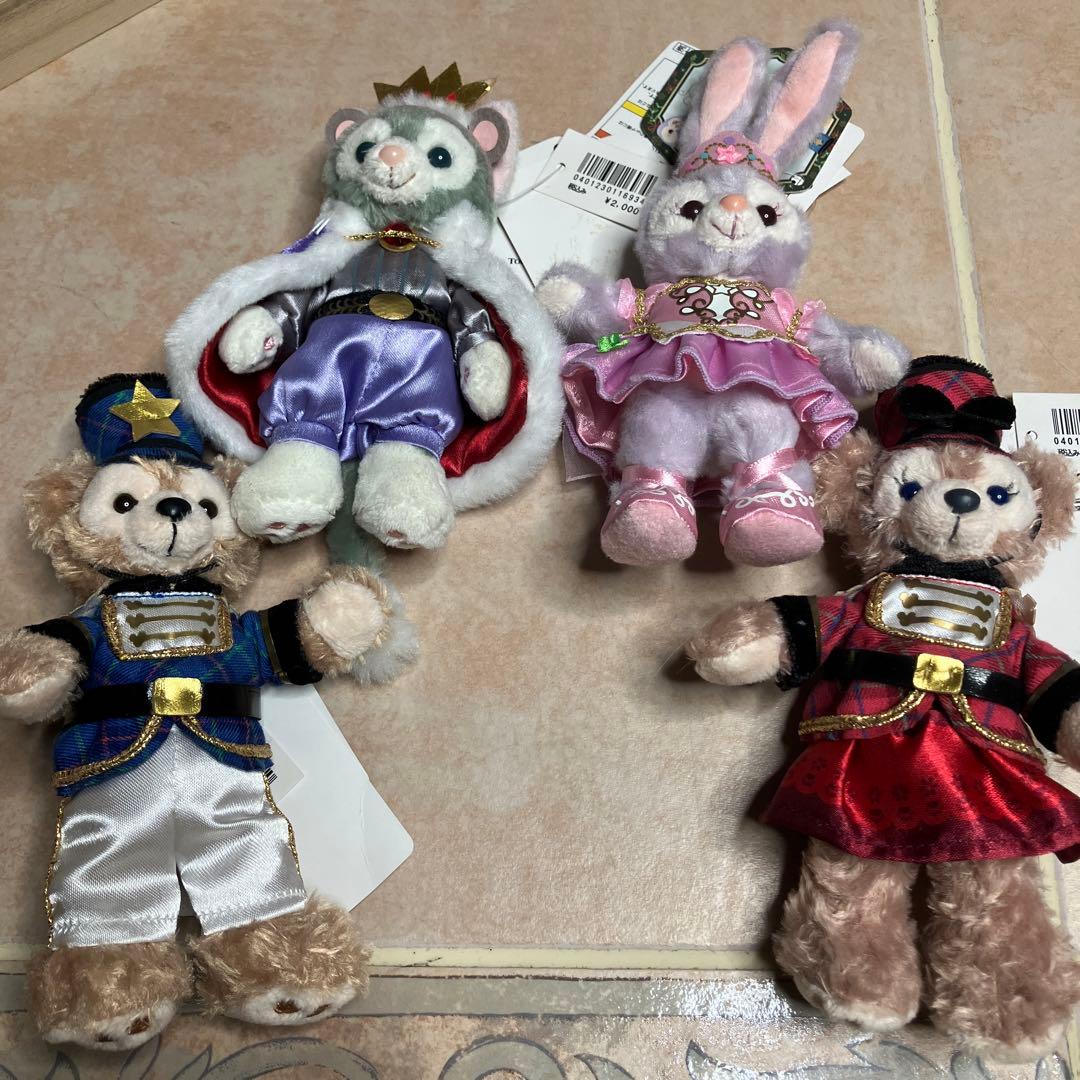 【未使用】ダッフィ&シェリーメイ他4セットくるみ割り人形