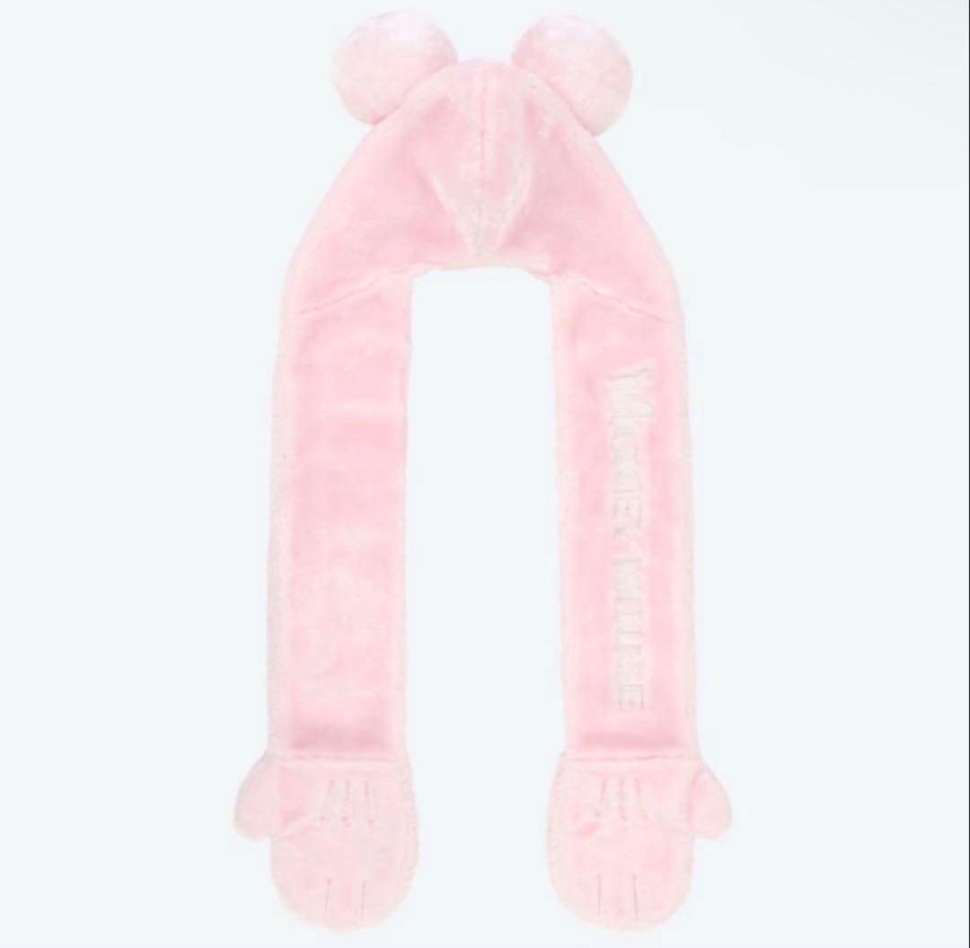 マフラーキャップ　ピンク