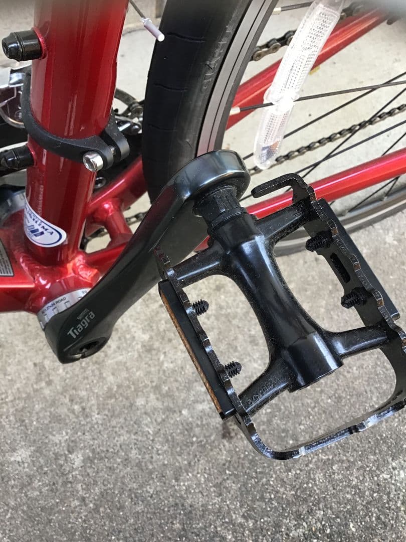 ジャイアント　escape　RX 赤　濃紺　グラデーション　空気入れ付き