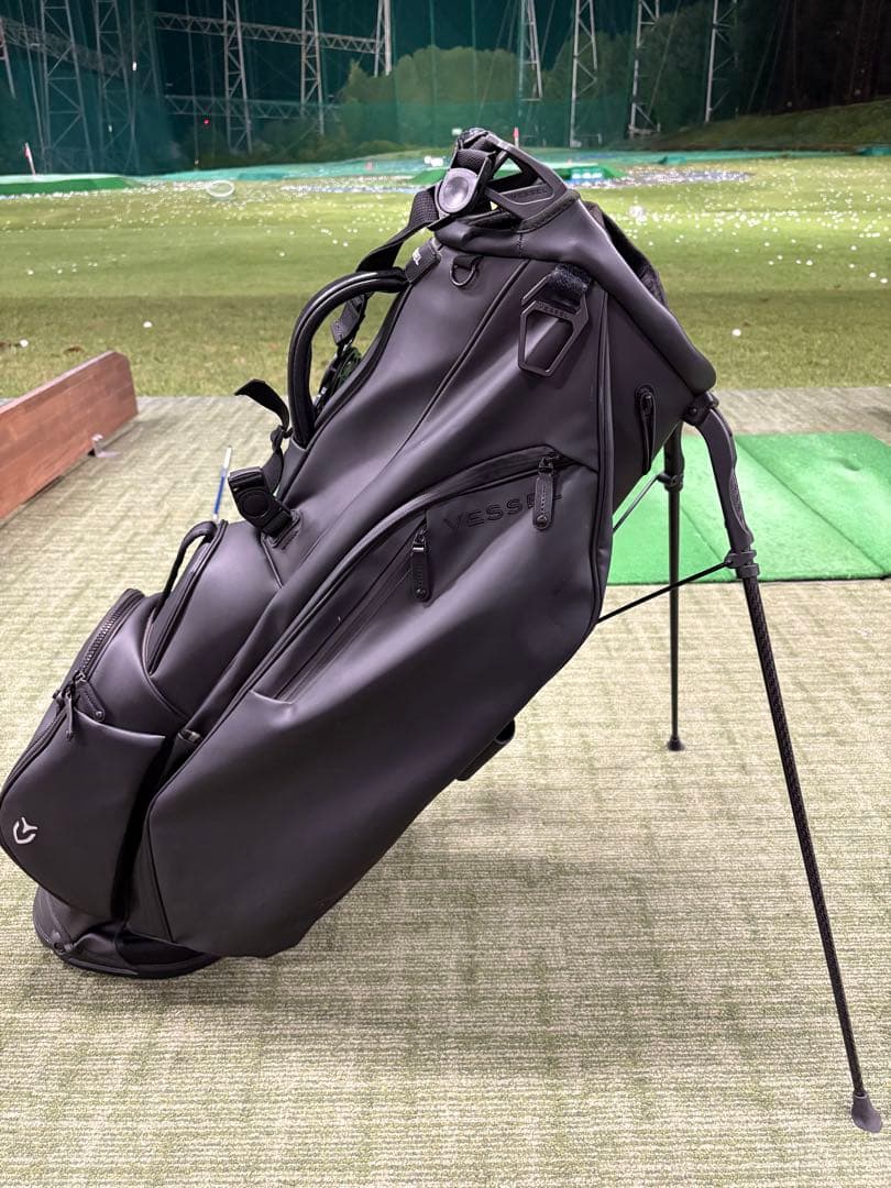 Vessel プレイヤー3.0 ブラック スタンドキャディバッグ