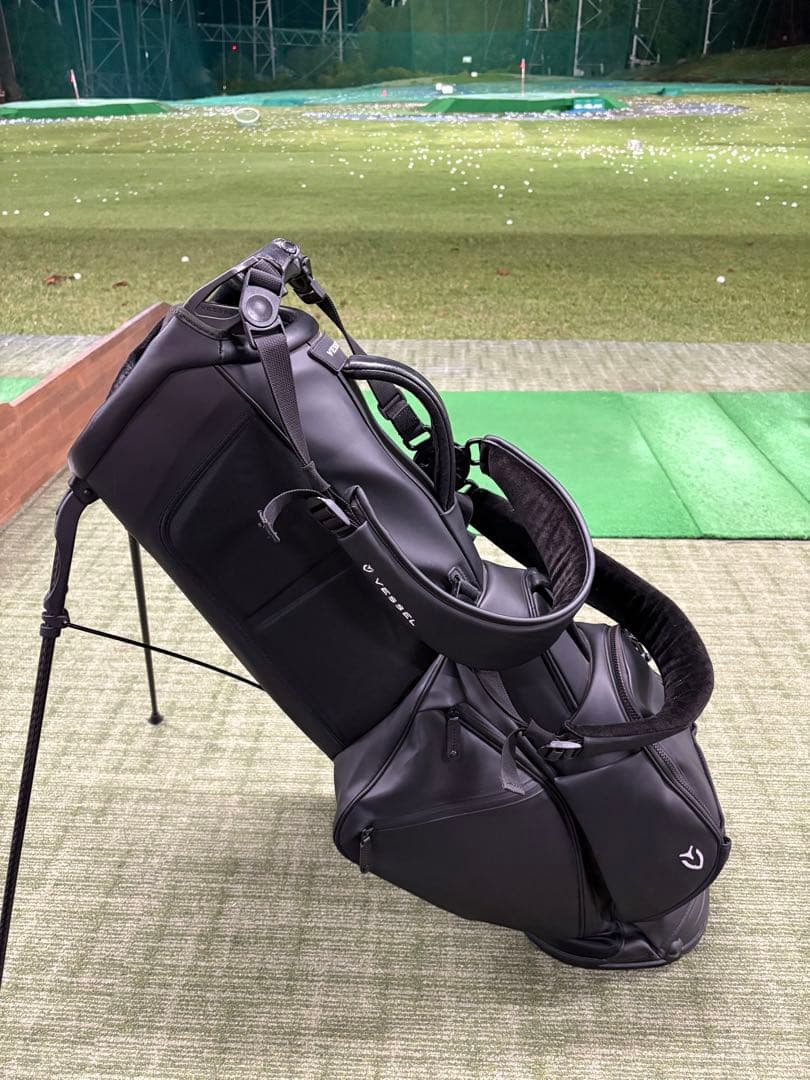 Vessel プレイヤー3.0 ブラック スタンドキャディバッグ