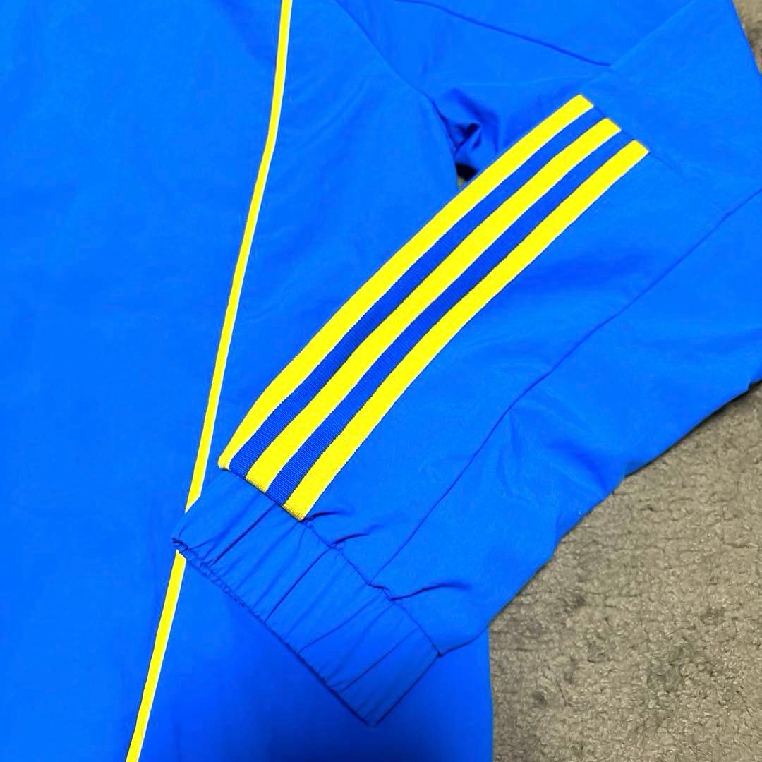【美品】サッカー スウェーデン代表 アディダス プレゼンテーションジャケット 青