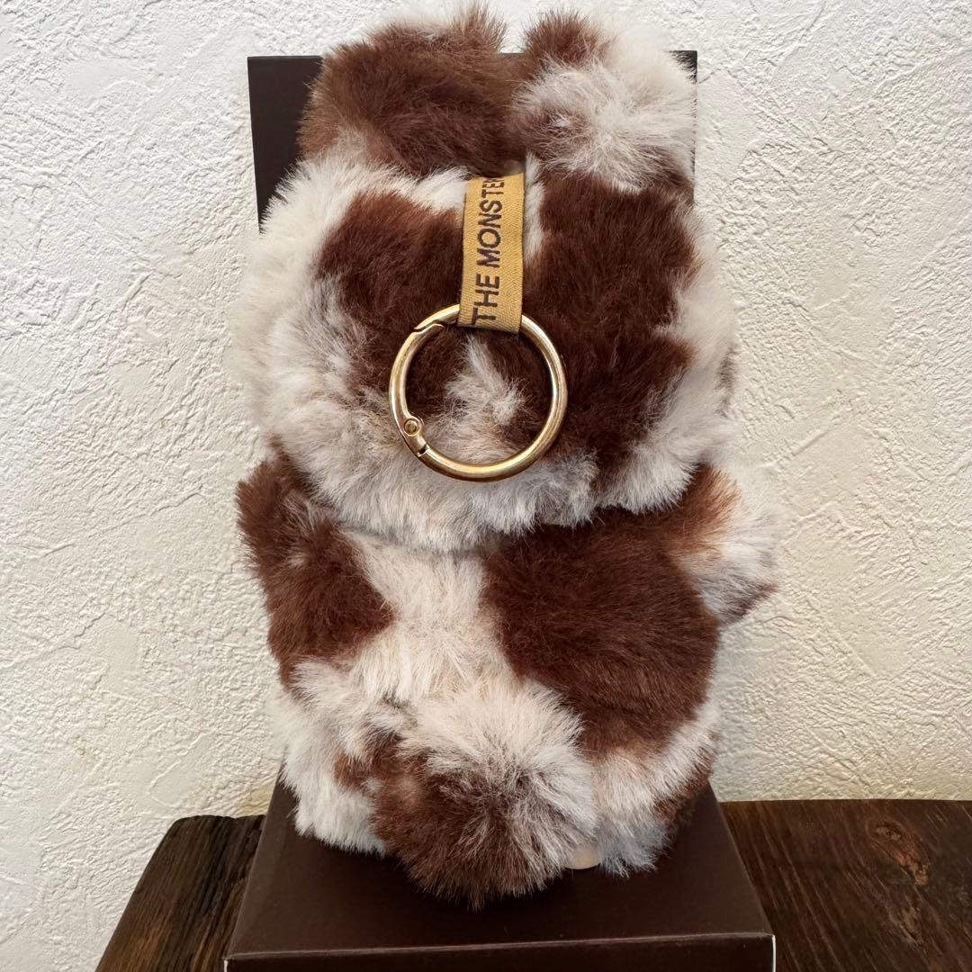 【海外限定】ZIMOMO LABUBUぬいぐるみキーホルダーチョコ