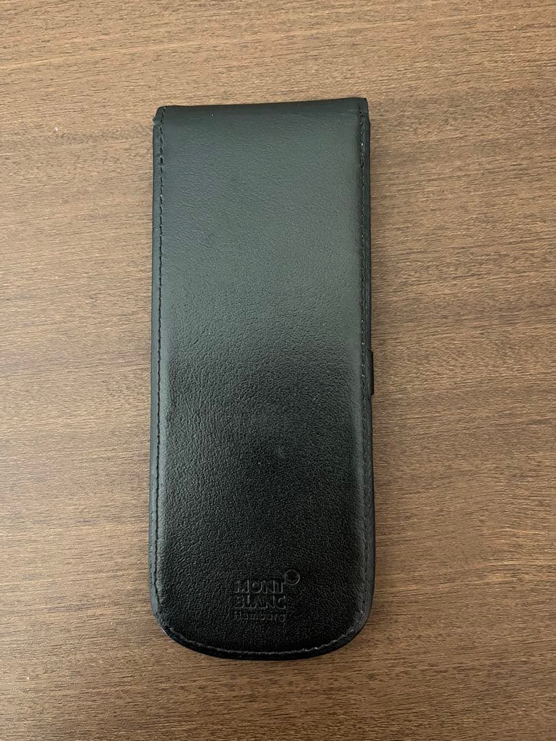 【新品未使用】Montblanc モンブラン 本革　筆箱　ペンケース　3本入り