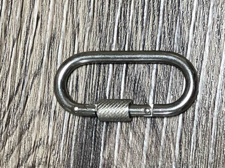 【値下げ】カラビナ 水本機械製作所 ステンレス(環付き) 100個