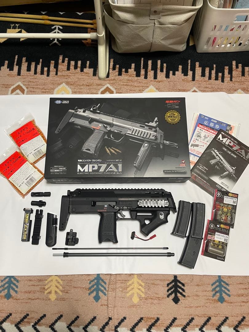 東京マルイ電動ガンMP7A1 デチューンカスタム　色々セット