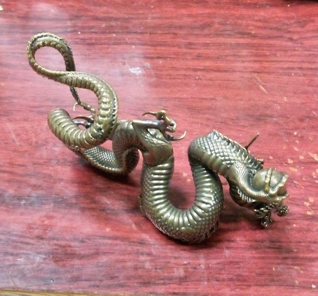 金運、開運、福神、ドラゴン彫刻（金運、開運、縁起もの）新品、未使用