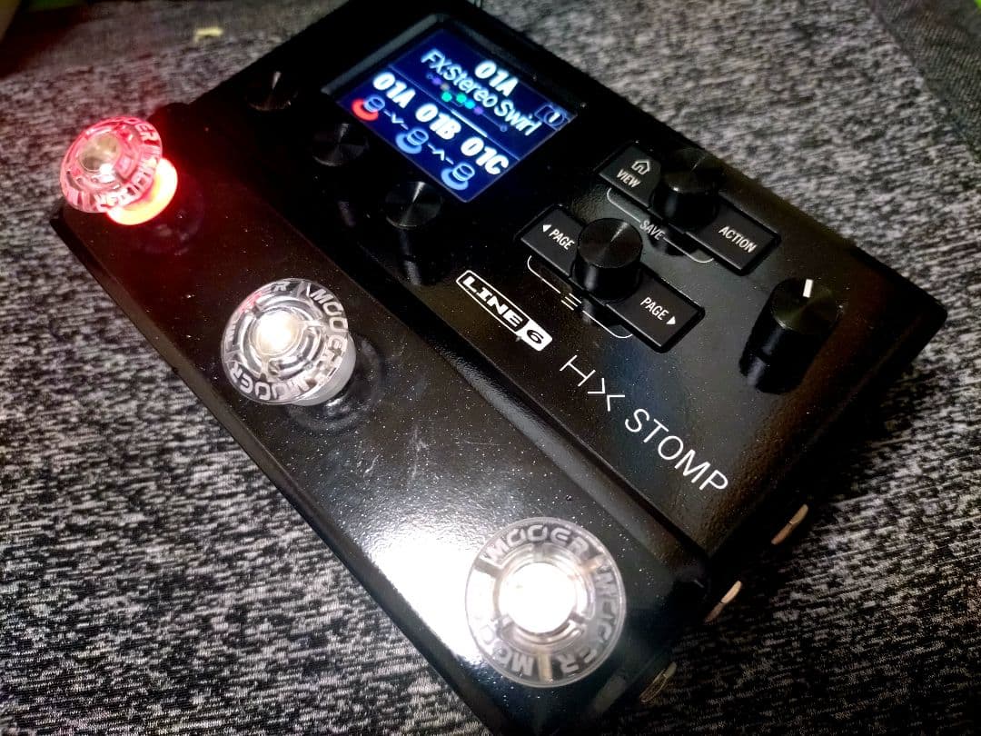 ギター LINE6 HX Stomp hellix
