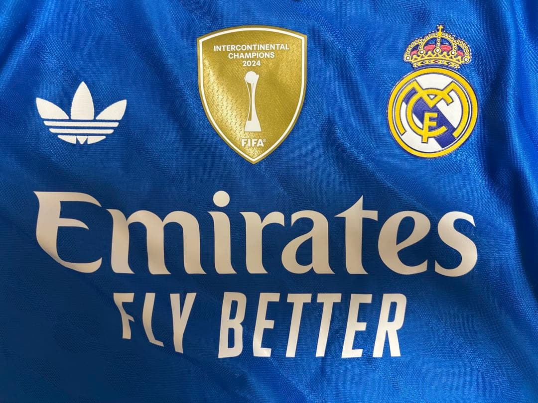 25-26 レアル・マドリード 3rd オーセンティック長袖ユニフォーム