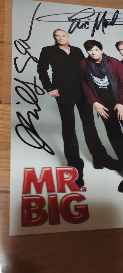 MR.BIG JAPAN TOUR 2017 VIP 直筆サイン