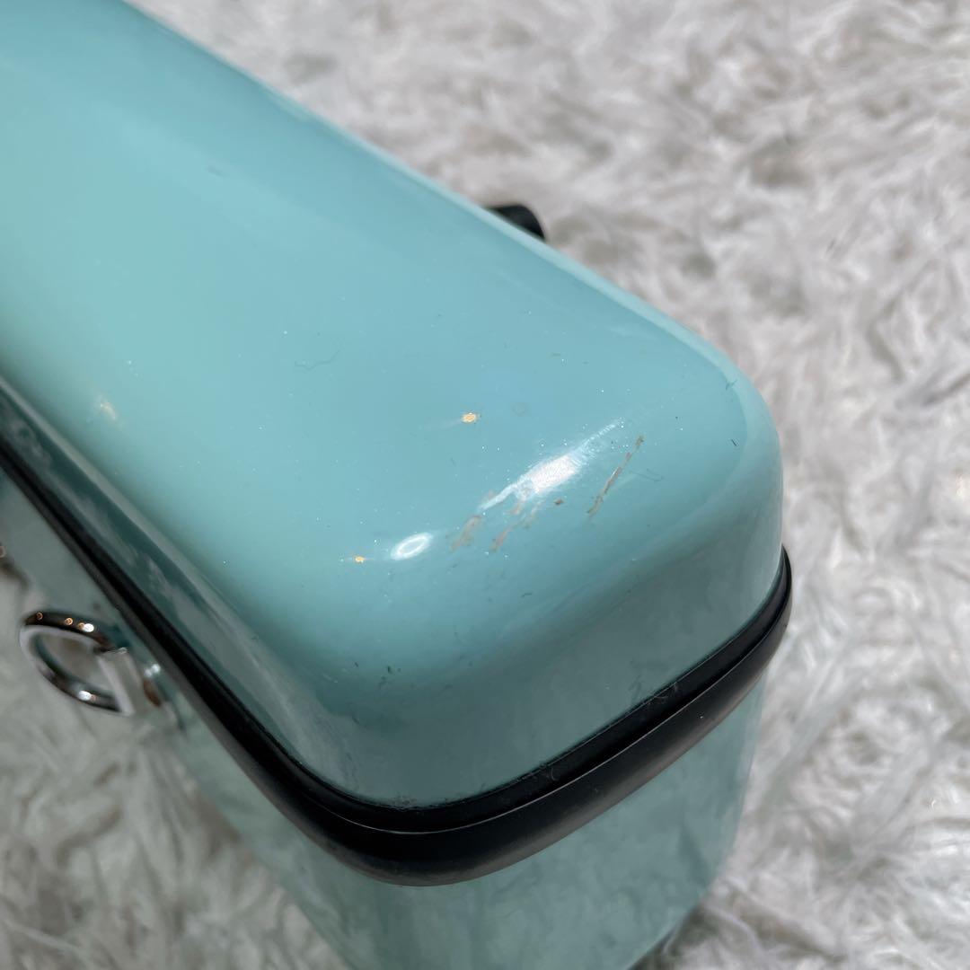 CC シャイニーケース　ソプラノサックス　ケース　ブルー