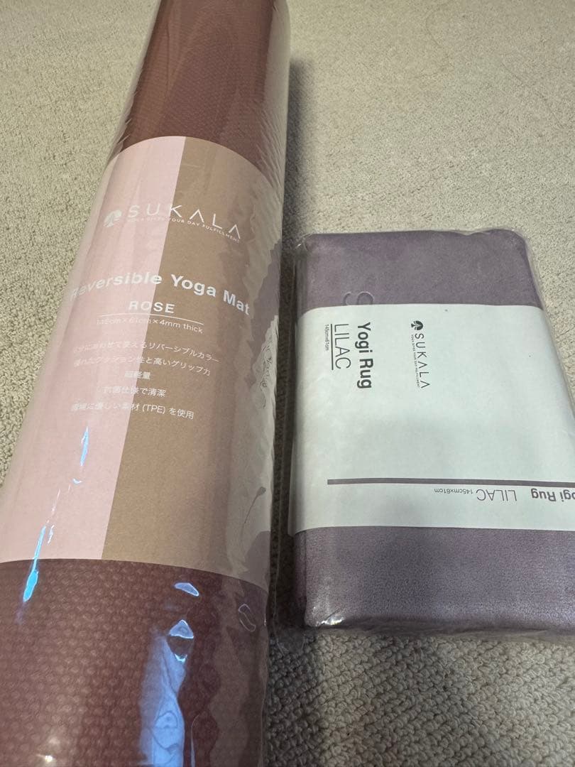 【総額18,700円】新品 SUKALA ヨガマット＆ヨガラグ 2点セット
