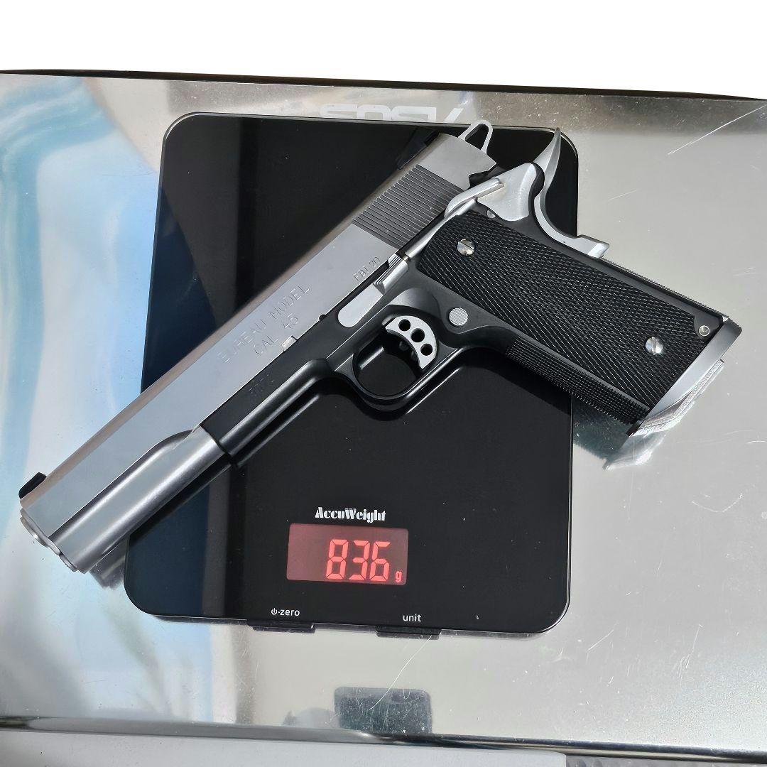 新日本模型 WA提供マグナ 純正ガスブロ FBI CUSTOM ツートンモデル