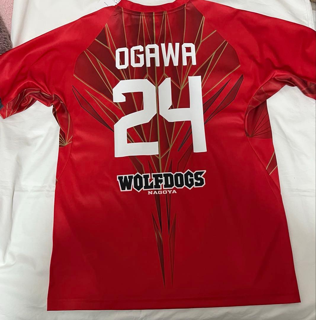 小川智大選手 ウルフドッグス名古屋 レプリカユニフォーム タグ付き