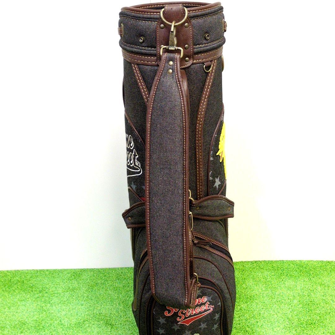 【希少品】 セサミストリート キャディバッグ　デニム　6分割　8インチ