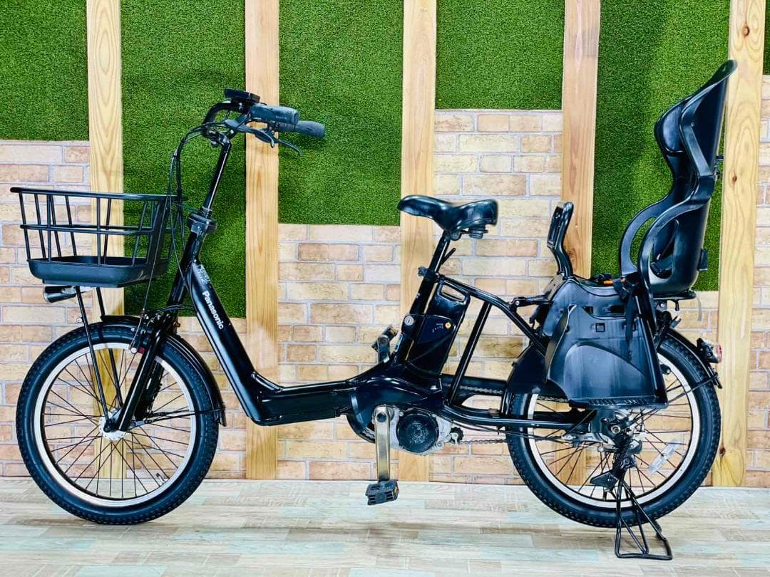 超人気 ブラック 王様 ギュットアニーズ子供乗せ電動アシスト自転車 ZH2794