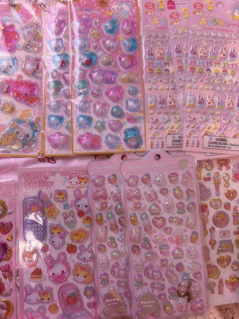 まとめ売り らびちゃん 平成女児シール キャンディツインズ 平成はっぴーフォン