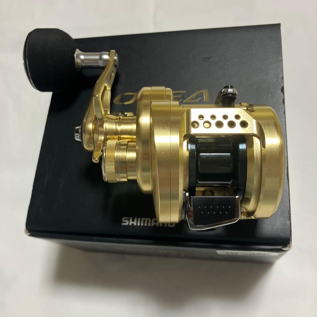 美品です　シマノ　14 オシアコンクエスト　201HG 夢屋ハンドルノブセット