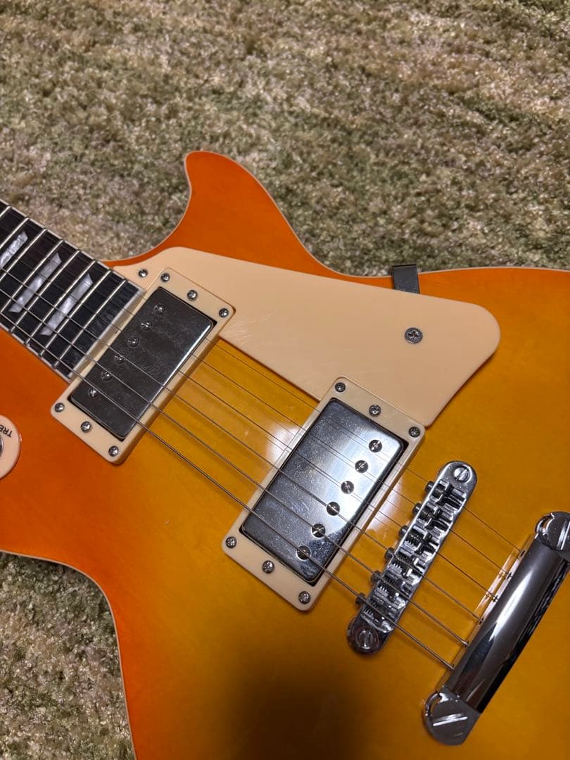夢*場様 レスポールスタイル エレキギター オレンジ