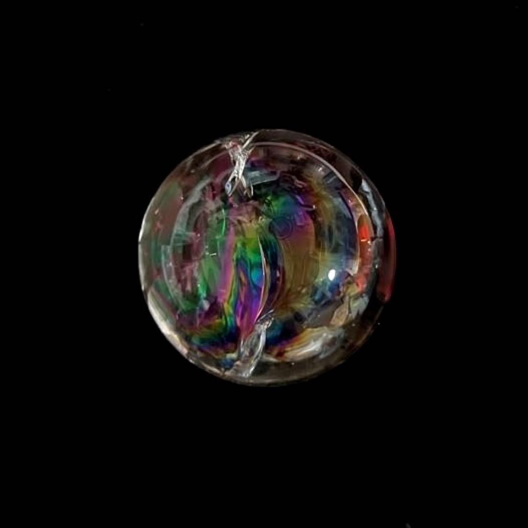 アイリスクォーツ　レインボー水晶　スフィア　丸玉