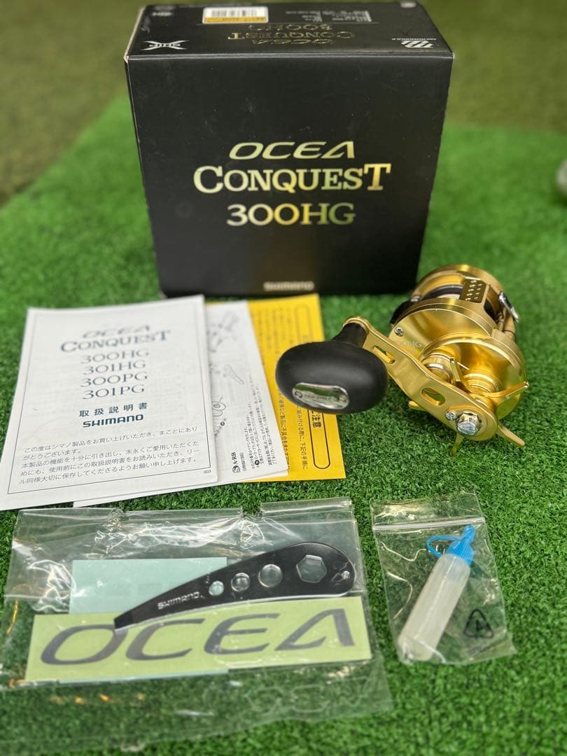 シマノ オシアコンクエスト300HG 右 リール ベイトリール 釣り