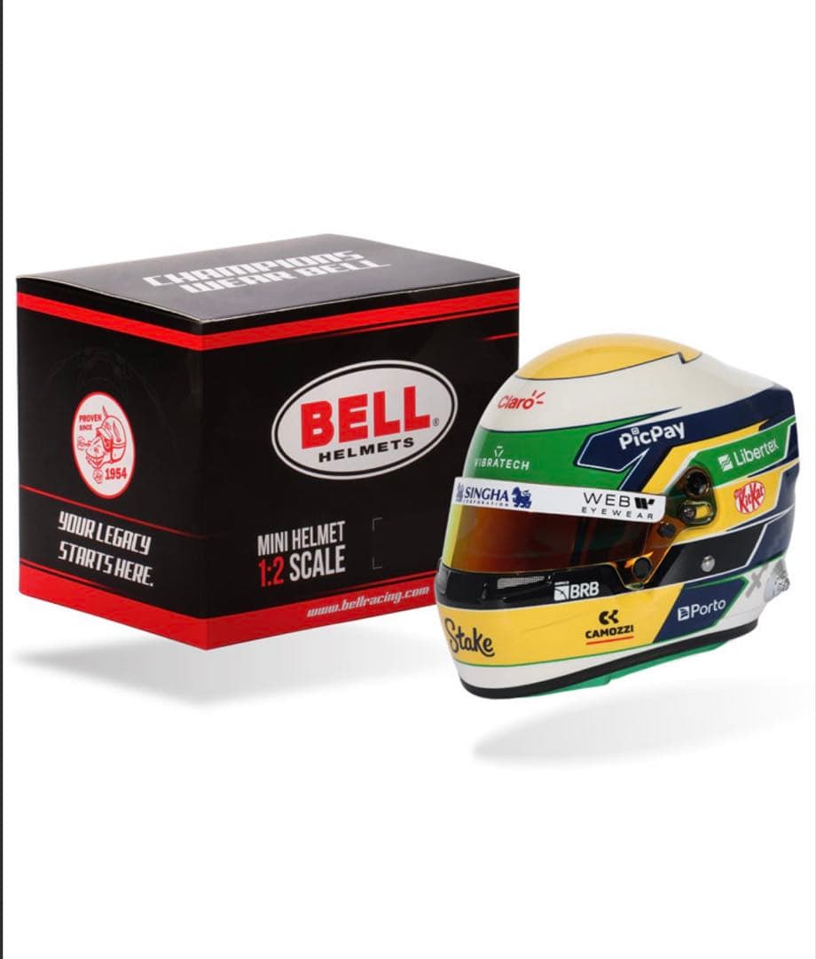 BELL 1/2スケール ボルトレート 2025年 キック ザウバー ヘルメット