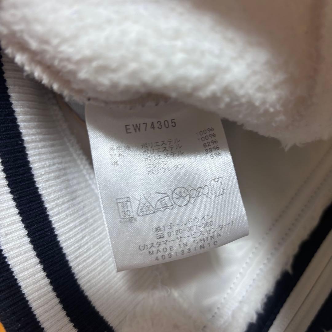 ellesse エレッセボアベスト Mサイズ ホワイト/ネイビーテニスウェア