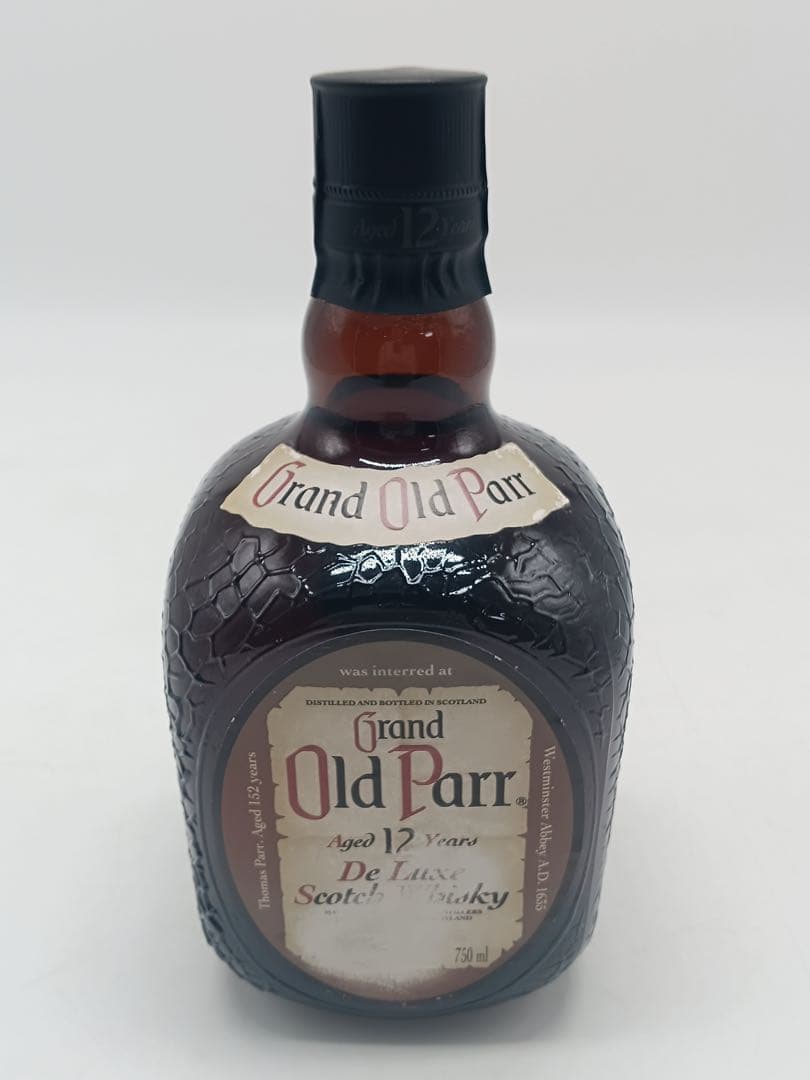 【未開栓】GRAND Old Parr 12年 オールドパー 3本 旧750ml