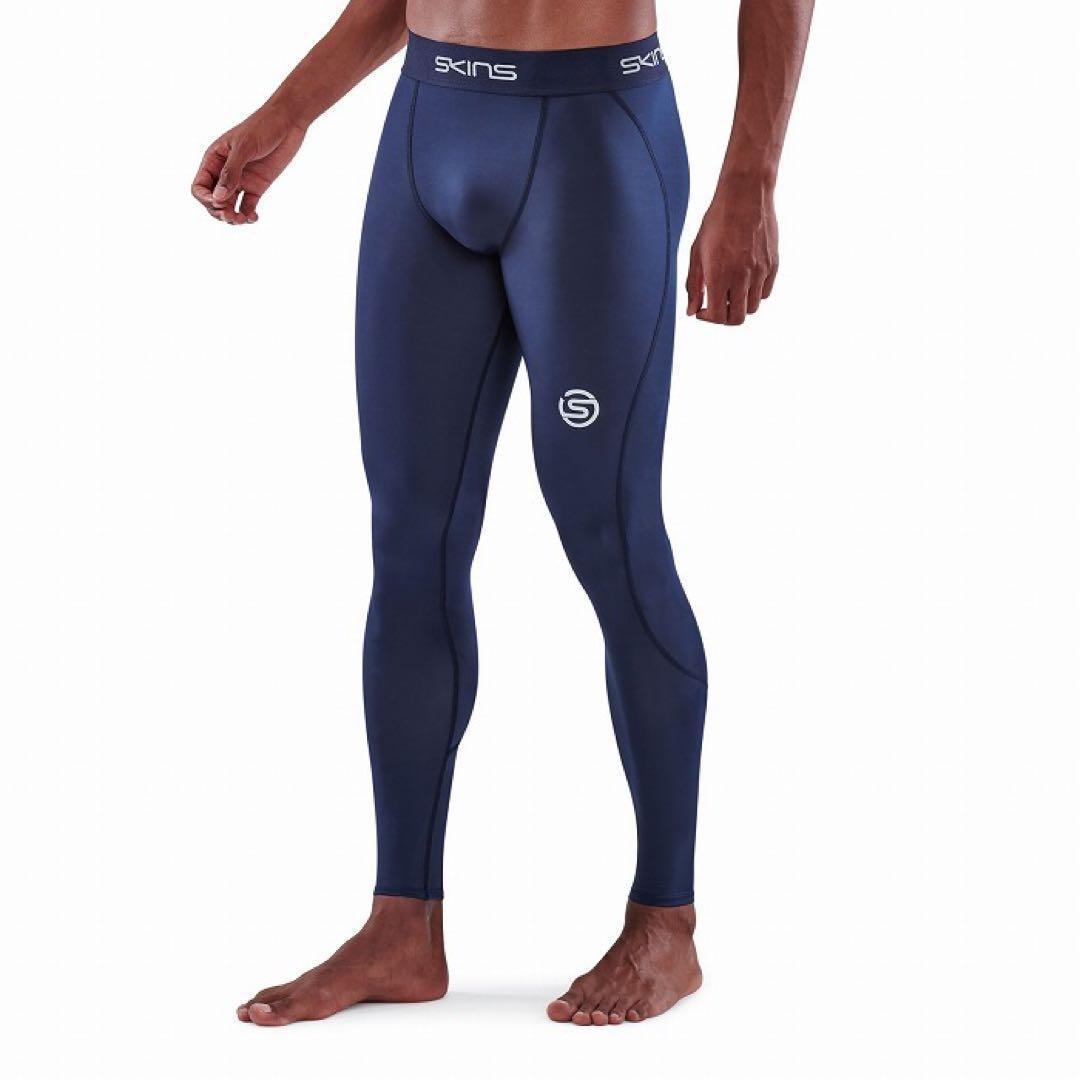 [新品] SKINS スキンズ SERIES-1 サポート ロングタイツ L 紺