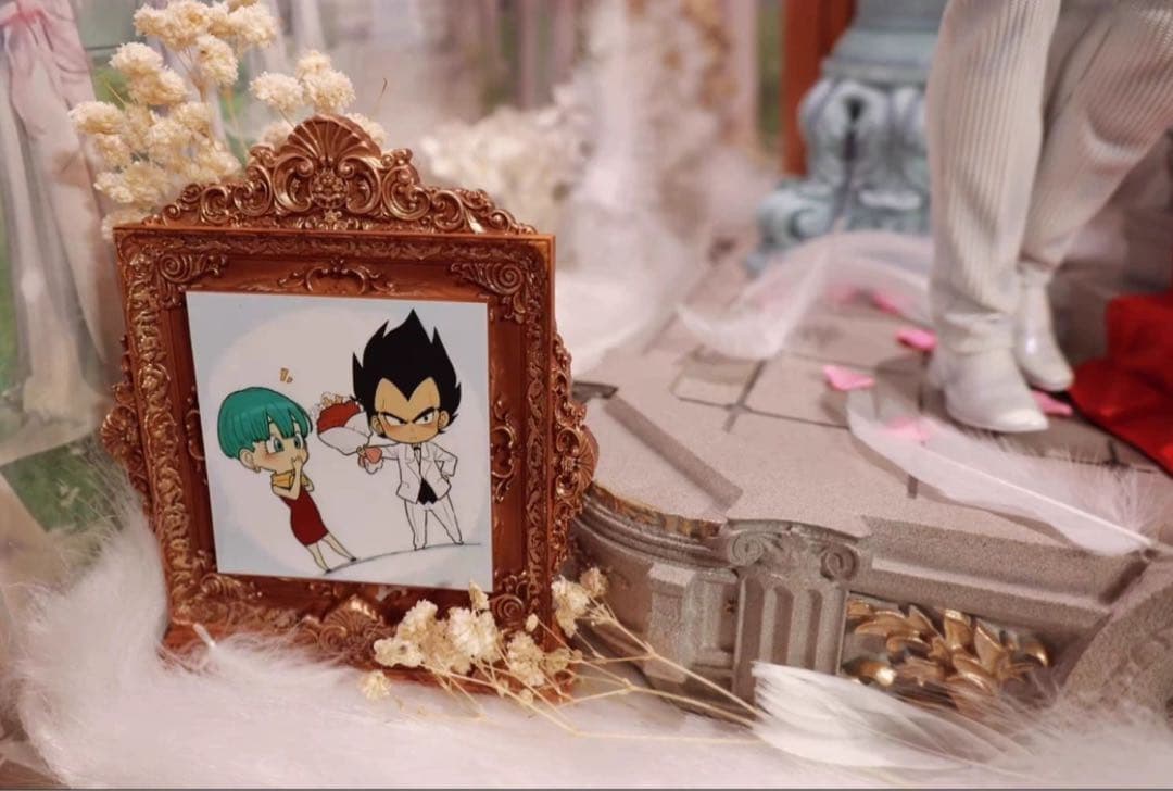 ベジータ＆ブルマ　結婚　ドラゴンボール　フィギュア　ガレージキット１／６スケール