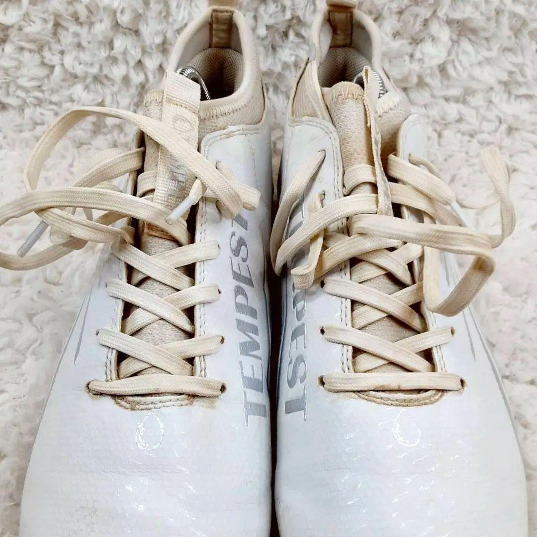 美品 26㎝相当◎TEMPEST テンペスト アメフト用スパイクシューズ 白