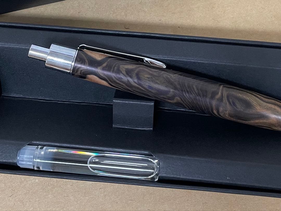 黒檀瘤 木製シャープペンシル Craft A（クラフトエー）