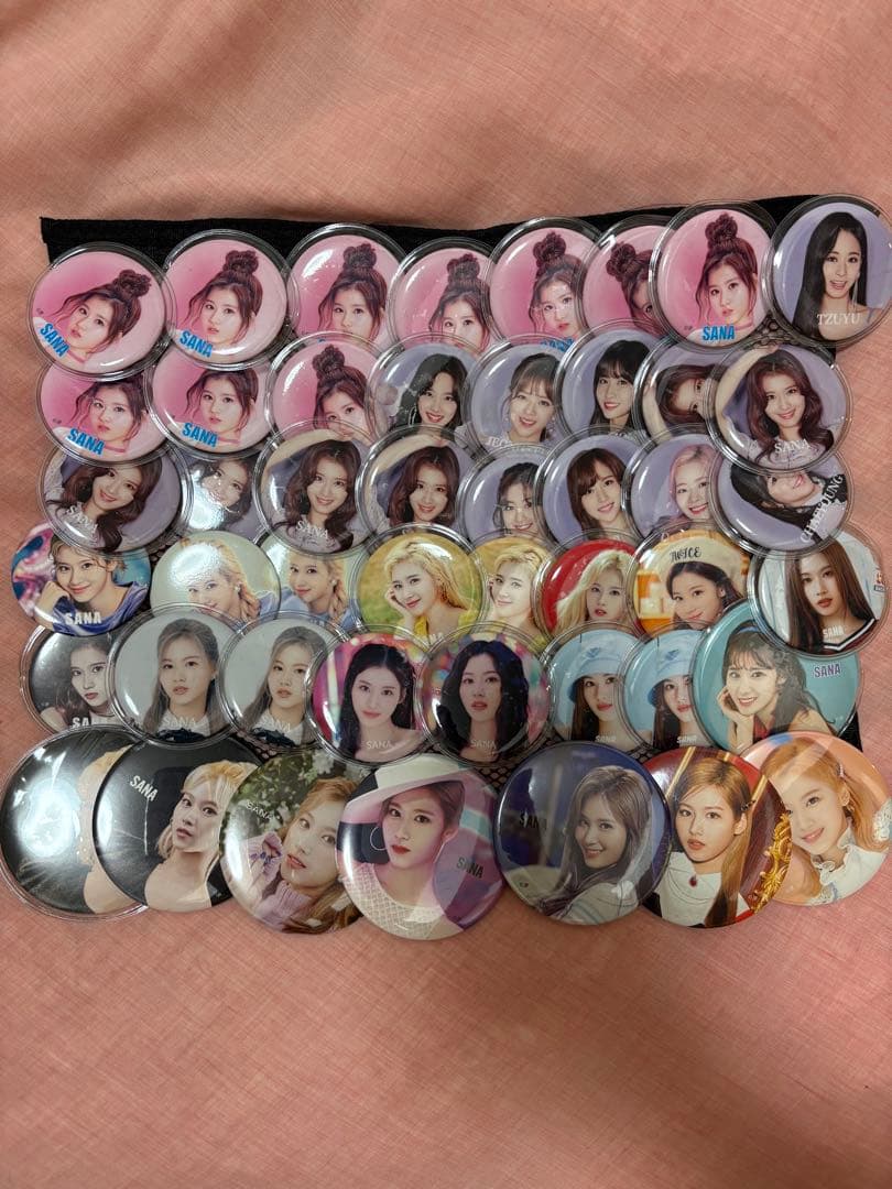 TWICEサナ缶バッジセット バラ売り可