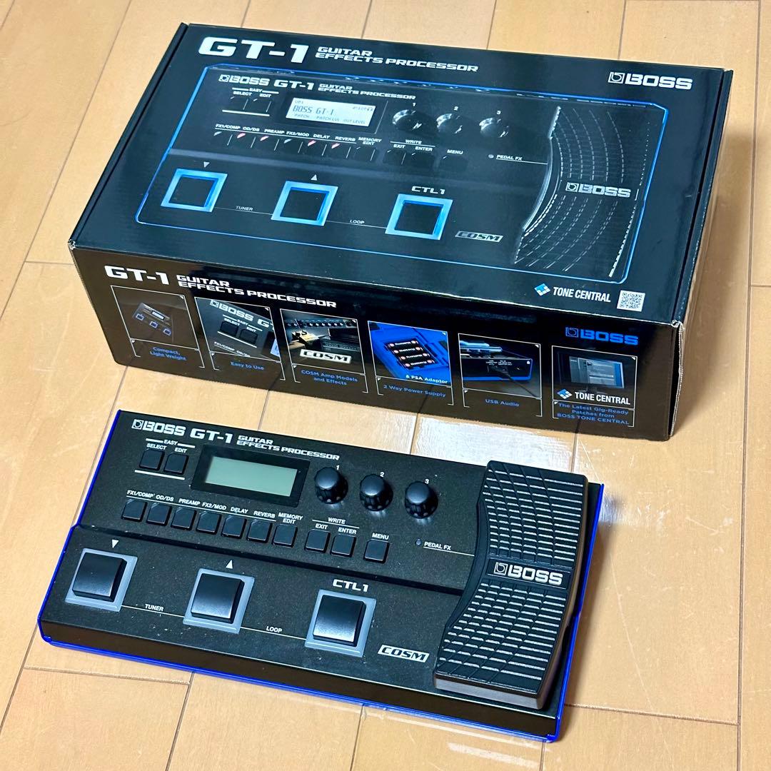 箱・アダプター・説明書付き BOSS GT-1 デジタルギターエフェクター