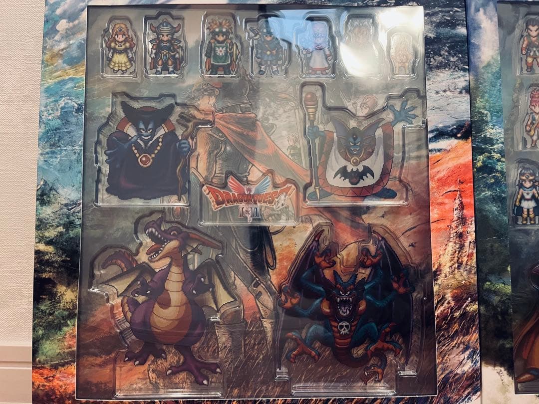 おまけ付き★ドラゴンクエスト Ⅰ＆Ⅱ Ⅲ アクリルブロック セット 1＆2＆3