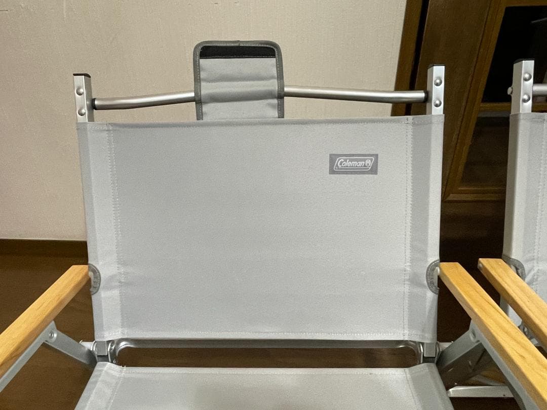 Coleman アウトドアチェア グレー 2脚セット