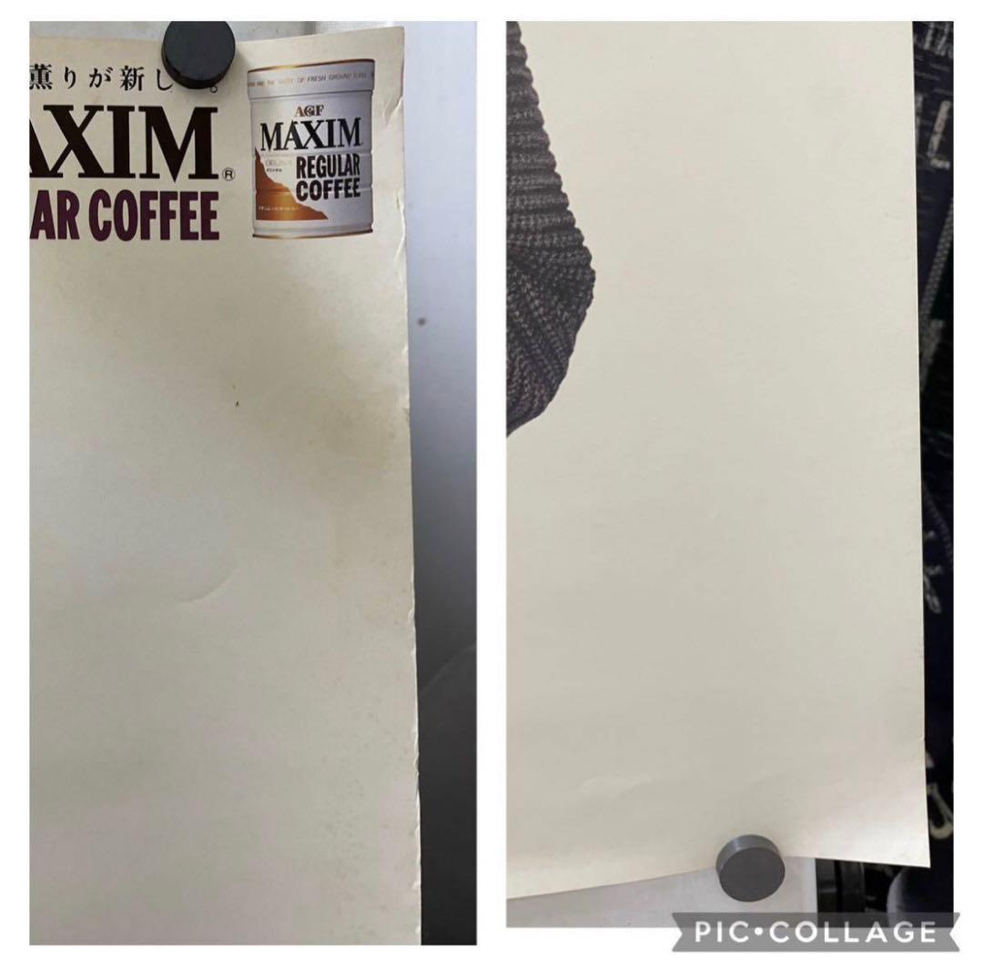 1987年岩城滉一 ポスター AGF マキシム レギュラー コーヒー maxim