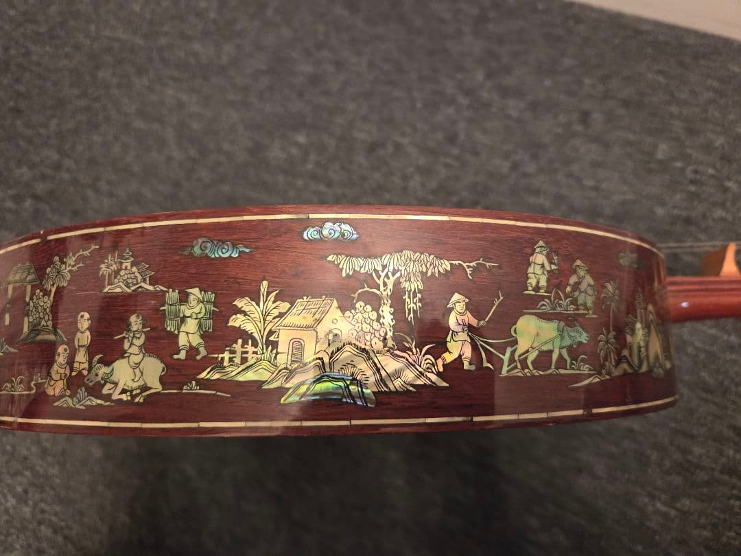 ダン・グエット ベトナム 弦楽器 民族楽器 二弦 月琴