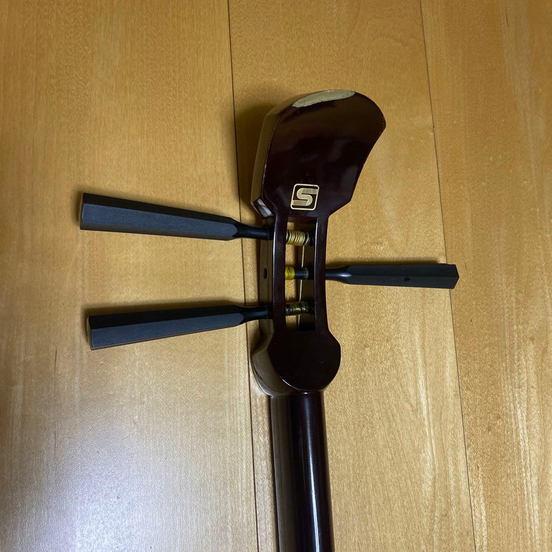 学校用三味線⭐︎教材用簡易型⭐︎破れなし⭐︎スズキ⭐︎撥なし⭐︎ケースなし⭐︎収納袋あり