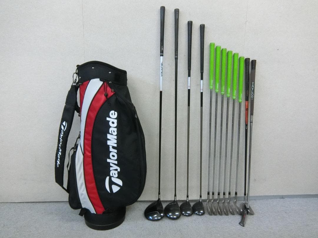 b699 初心者必見 テーラーメイド メンズゴルフ１３本セット※Ｄｒ２本入り